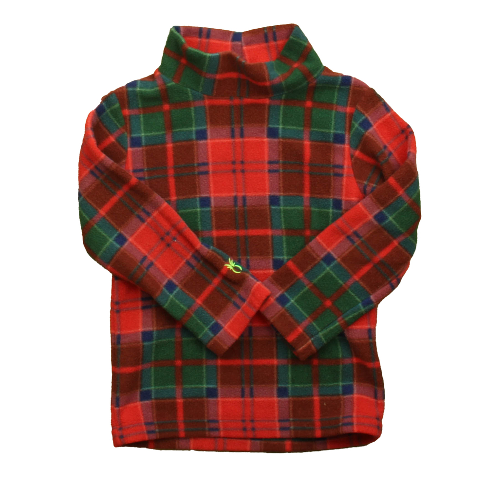 Dudley Stephens Girls Red | Green | Plaid Turtleneck size: 3T